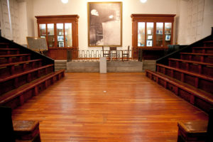 Aula Cajal en el actual Colegio de Médicos de Madrid